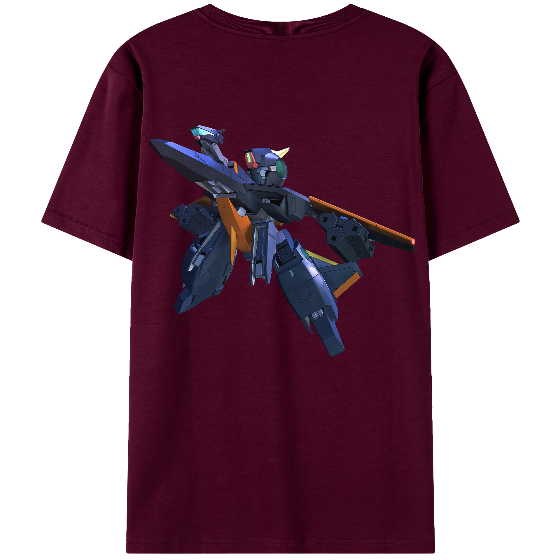 （画像用） 機動戦士ガンダム Mobile Suit Gundam レディース半袖Tシャツ(バックプリント)